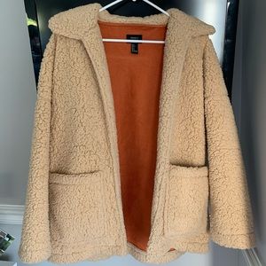 tan teddy coat!